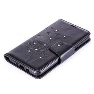 Galaxy J7 2016 Case,Galaxy J7 2016 Cover,ikasus Glitter Diamond Embossing Flowers Lily Butterfly PU Leather Flip... N13