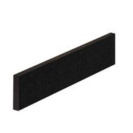 Pegasus 20 in. W Granite Side Splash in Midnight Black by Pegasus