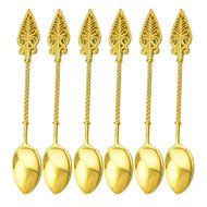 Retro Creative 6-pieces Tablespoon Coffee Scoops Stirring Spoon Sugar Spoon Tea Spoon Ice Cream Scoops Seasoning...