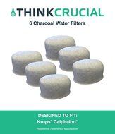 6 Krups Calphalon Style Charcoal Water Filters, Fits All Calphalon Coffeemakers, Designed &amp; Engineered by Crucial...