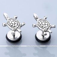 2x Stainless Steel Turtle Barbell Ear Cartilage Helix Stud Bars Earring Piercing N3