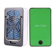 Yosoo Portable Mini Rechargeable USB Powered Air Conditioning Fan Chargeable Hand-held No Leaf Fan Air Conditioner... N5