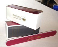 Bundle 2 Items: 1x the New Age Steam Travel Iron (Salt Use) +1x Itay Beauty Majick Nail Buffer N2