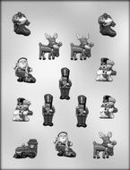 CK Products Small Christmas Assortment Chocolate Mold