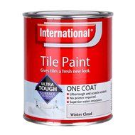 International Waterproof Bathroom Tile Paint - Winter Cloud - 750ml