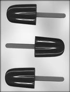 CK Products 3-Inch Fudge Bar Sucker Chocolate Mold