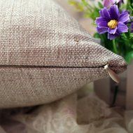 Beautyvan plain colour Burlap Linen Dark Blue World Map Decorative Cushion Cover
