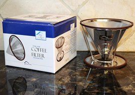 Handi Home Pour Over Coffee Maker Filter Cone Kettle Dripper With Stand | Chemex, Hario, Osaka Carafe Drip Brewer...