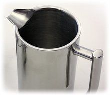 32 Oz. Capri Double Wall Stainless Steel Coffee Press by ZUCCOR N2