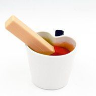 Alex&rsquo;s House Silicone Match Shape Tea Infuser, Creative Loose Leaf Tea Infuser, Best Gift for Tea Lover (white)