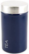 Stainless Steel with Navy Blue Enamel "Tilo" Tea Storage Tin