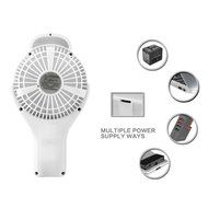 Handheld Fan Spray,SOONHUA 3 Modes Speed Rechargeable Mini Fan &amp; 2 Modes Cool Misting Humidifier for Home Office... N42