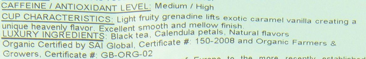 Metropolitan Tea 200 Count Pyramid Shaped Teabags, Monk&#039;s Blend Flavored Black N2