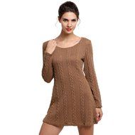 Mini Dress,Morecome Women Ladies Long Sleeve Slim Casual Knitted Sweater N3