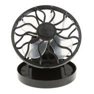 Mini Clip-on Solar Cell Fan Travel Camping Sun Power Energy Panel Outdoor Cooling Cooler N2