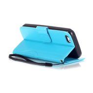 iPhone 5C Case, iPhone 5C Wallet Case,PHEZEN Four Leaf Clover Flower Design PU Leather Wallet Case Stand Flip... N7