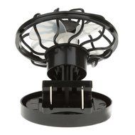 Mini Clip-on Solar Cell Fan Travel Camping Sun Power Energy Panel Outdoor Cooling Cooler N5