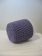Handmade Crochet Ice Cream Pint Cozy in Lavender