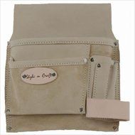 Style n Craft 92-826 5 Pocket Top Grain Tool Belt Pouch by Style N Craft