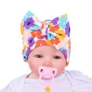 Newborn Infant Toddler Girls Baby Stripe Bowknot Beanie Hat Comfys Hospital Cap N11