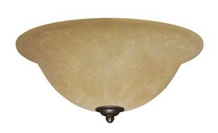 Emerson Ceiling Fans LK71VNB Amber Parchment Light Fixture for Ceiling Fans, Medium Base CFL N3
