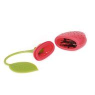 SODIAL(R) Strawberry Design Silicone Tea Infuser Strainer - Red and Green / Suitable for Use in Teapot, Teacup... N2