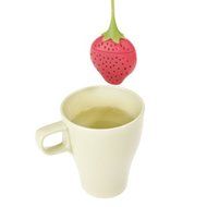 SODIAL(R) Strawberry Design Silicone Tea Infuser Strainer - Red and Green / Suitable for Use in Teapot, Teacup... N3