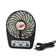 NewSilkRoad Mini Handy Portable USB Rechargeable Emergency Fan 7 blades, 4 Speeds of Air Force Adjustable, Timing... N7