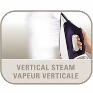 Rowenta DG8430 Pro Precision 1800-Watt Steam Iron Station Stainless Steel Soleplate, 400-Hole, Purple N6