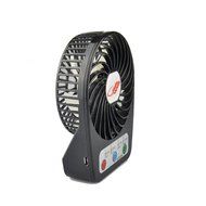 NewSilkRoad Mini Handy Portable USB Rechargeable Emergency Fan 7 blades, 4 Speeds of Air Force Adjustable, Timing... N8