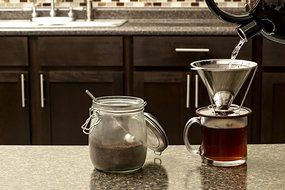 Stainless Steel Pour Over Coffee Maker - Pour Over Coffee Dipper - Reusable Drip Coffee Maker - Reusable Paperless... N3