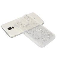 Galaxy S5 Neo Case,Galaxy S5 Case,ikasus Ultra Thin Clear Crystal Bling Shiny Giltter Rhinestone Clear Rubber... N10