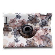 TOPCHANCES Modern Smart Cover Case for iPad 2 3 4 with Auto Sleep/Wake Function and 360 Degree Rotating Stand-... N5