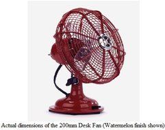 9" Table Fan Finish: Watermelon