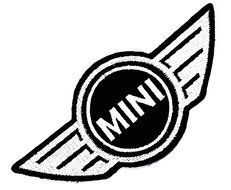 Mini Cooper Automobile Vintage Classic Car Size L Logo Iron-on Patch for Collection with By Botan N2