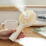 BH USB Mini Handheld Spray Fan, Humidifier Fan Rechargeable Portable Personal Cooling Mist Fan for Desktop Tabletop... N15