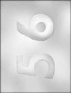 CK Products 3-3/4-Inch Numbers 5 and 6 Chocolate Mold