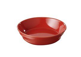 Revol 645979 Froisses Creme Brulee Dish, 5.5-Inch, Pepper Red