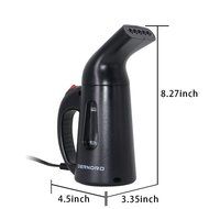 Dernord Mini Steamer Fast Heat-up Travel Garment Steamer 140ml Capacity Wrinkle Remover Perfect Home Handheld... N6