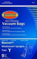 18 Hoover Windtunnel Upright Type Y Vacuum Bags By Envirocare (Micro-filtration)
