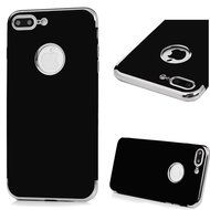 iPhone 7 Plus Case (5.5 inch) - Shockproof Soft TPU Rubber Skin Gel Bumper Case Splicing Electroplating Frame... N23