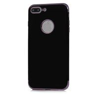 iPhone 7 Plus Case (5.5 inch) - Shockproof Soft TPU Rubber Skin Gel Bumper Case Splicing Electroplating Frame... N28