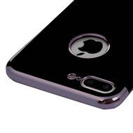 iPhone 7 Plus Case (5.5 inch) - Shockproof Soft TPU Rubber Skin Gel Bumper Case Splicing Electroplating Frame... N30