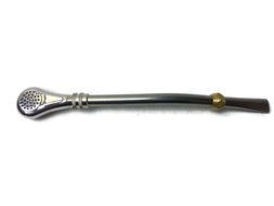 (ML1) One Eco-Matea Stainless Steel Yerba Mate Straw ~ Mate Gourd Straw ~ Bombilla Straw w/ easy clean removable...
