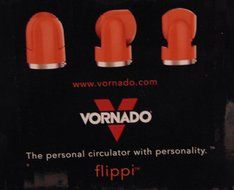 Vornado Flippi Fan Melon/Orange Two Speed V6 Personal Air Circulator N6