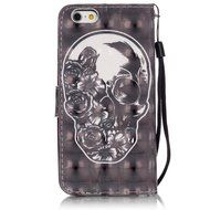 iPhone 6S Plus Case,iPhone 6 Plus Case,ikasus Glitter Diamond Colorful Painted PU Leather Flip Wallet Pouch Stand... N16