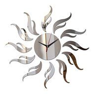 EverTrust(TM) new hot diy wall acrylic mirror clock stickers home decoration for living room multi-piece package... N2