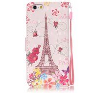 iPhone 6S Plus Case,iPhone 6 Plus Case,ikasus Glitter Diamond Colorful Painted PU Leather Flip Wallet Pouch Stand... N17