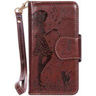 iPhone 7 Plus Case, iPhone 7 Plus Wallet Case,PHEZEN Cute Bear Don't Touch My Phone Design PU Leather Wallet Case... N3