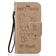iPhone 7 Plus Case, iPhone 7 Plus Wallet Case,PHEZEN Cute Bear Don't Touch My Phone Design PU Leather Wallet Case... N8